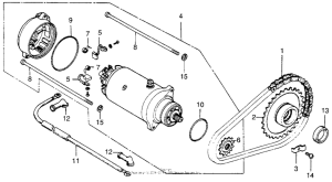 CB200T Стартер