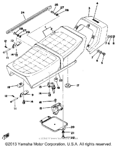 RD400E Сиденье