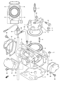 RM250 Цилиндр