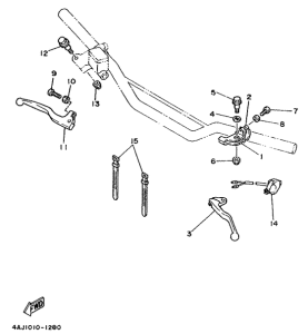 TY250R Handle switch. lever