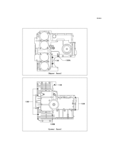 KZ1000 Болты крепления картера