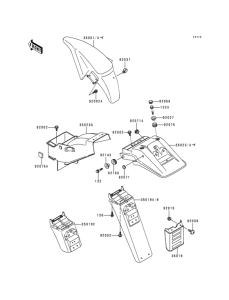 KLE500 Fenders(1 / 2)