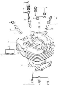 TL250 Головка цилиндров