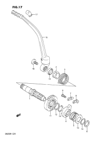 DR250 Ножной стартер