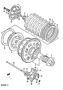 GSX550 Бендикс