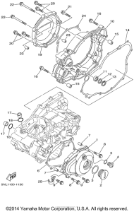 WR250F Боковые крышки