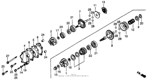 CR250R Водяной насос