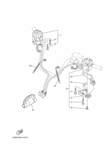 YP400A Handle switch & lever