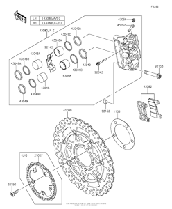 ZR1000 Передний тормоз
