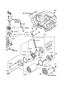 ZR1200 Starter motor / starter clutch