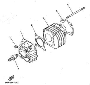 YN50 Cilindro, culata