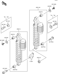 ZR750 Shock absorber(-zr750c-038583)