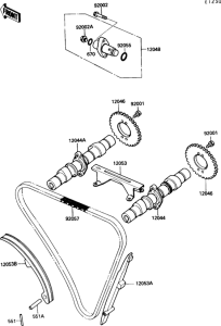 EN450 Распред вал
