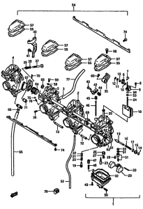 GSX-750 Carburetor assy