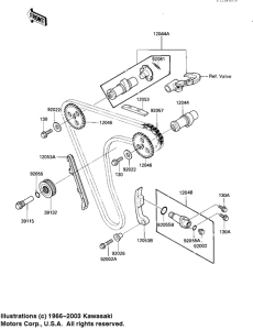 KL250 Распредвал