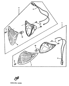 YE50 Поворотники
