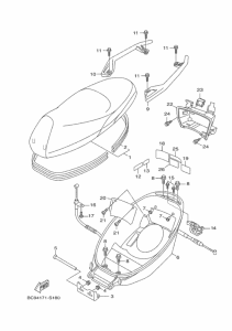 YW125 Сиденье