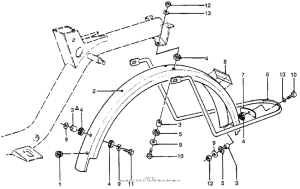 PA50 Задний бампер
