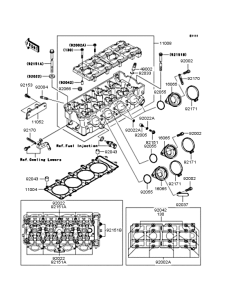 ZX1200 Головка цилиндров