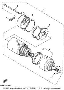 XV1100GC Стартер