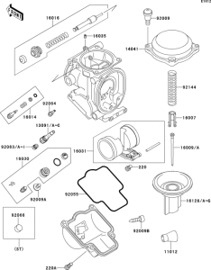 ZX900 Carburetor parts(1 / 3)