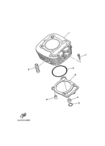SR250 Цилиндр