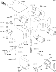 ZR1100 Система зажигания