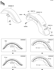 VN1500 Fenders(1 / 2)(vn1500-l2)