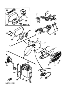 XV400 Электрические детали