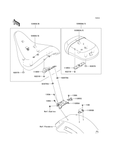 VN1700 Сиденье