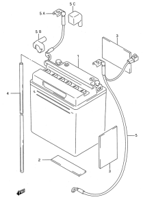GS500 Аккумулятор