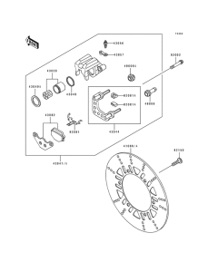 EL250 Передний суппорт