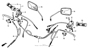 NS50 Рулевые переключатели