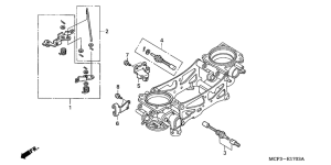 VTR1000SP Дроссель