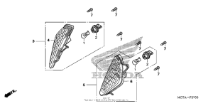 FSC600 (ABS) Задний фонарь