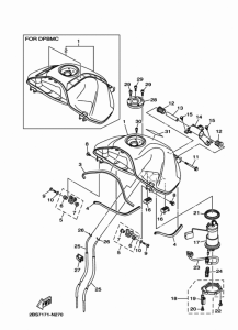 XT1200Z Топливная магистраль