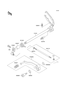 EX250 Переключатель передач