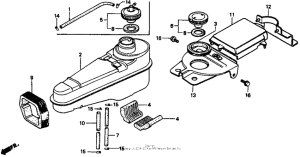 CT70 Топливный бак