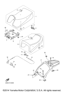 FJR13AEXS Сиденье