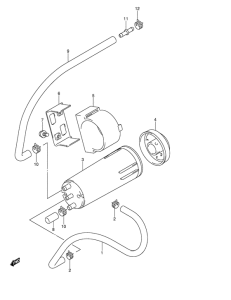 AN250 Адсорбер с активированным углем в сборе