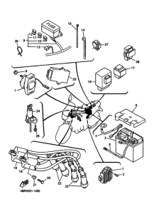 XJ600S Equipo electrico
