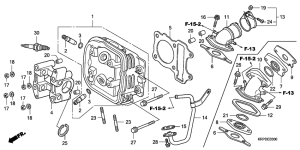 SCV100F Головка цилиндров
