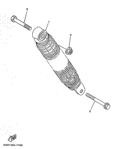 YN50 Suspension trasera