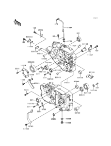 BJ250 Картер двигателя