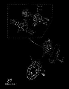 YN50 Передний суппорт