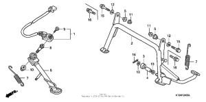 PS250 Подножка