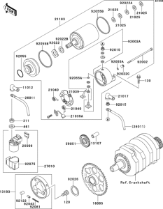 EX250 Стартер