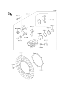  Передний тормоз