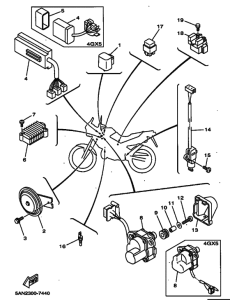 TDR125 Equipo electrico