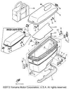 XVZ13DTC Боковые кофры